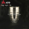 Ato Clear Borosilicate Glass tazza con doppia parete